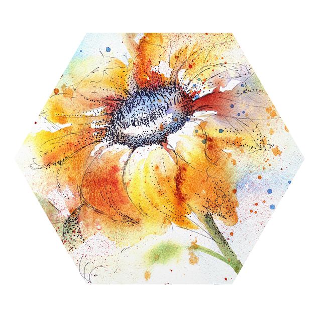 Billeder moderne Painted Sunflower