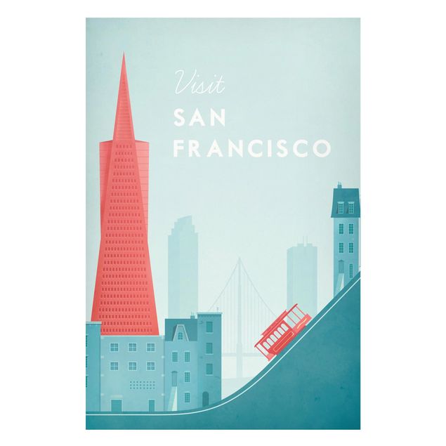 Billeder arkitektur og skyline Travel Poster - San Francisco