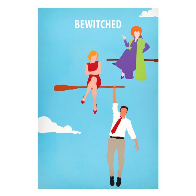 Billeder kunsttryk Film Poster Bewitched