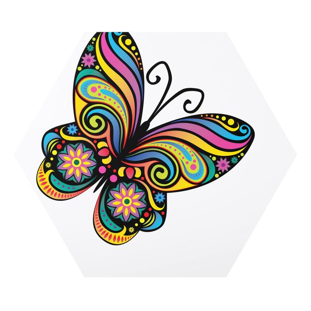 Billeder abstrakt No.BP22 Mandala Butterfly