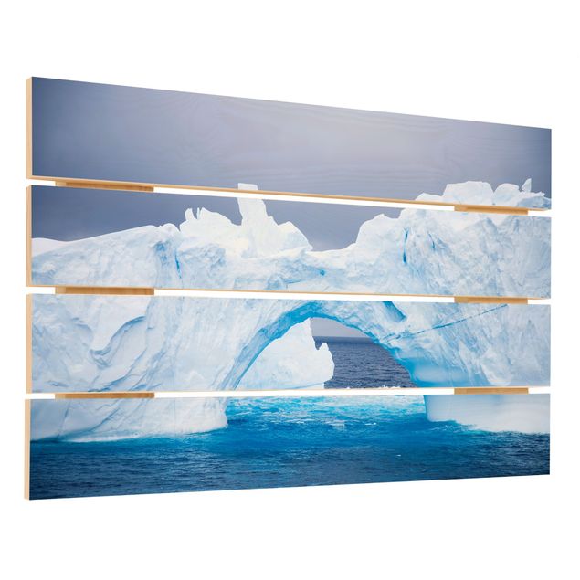 Prints på træ Antarctic Iceberg