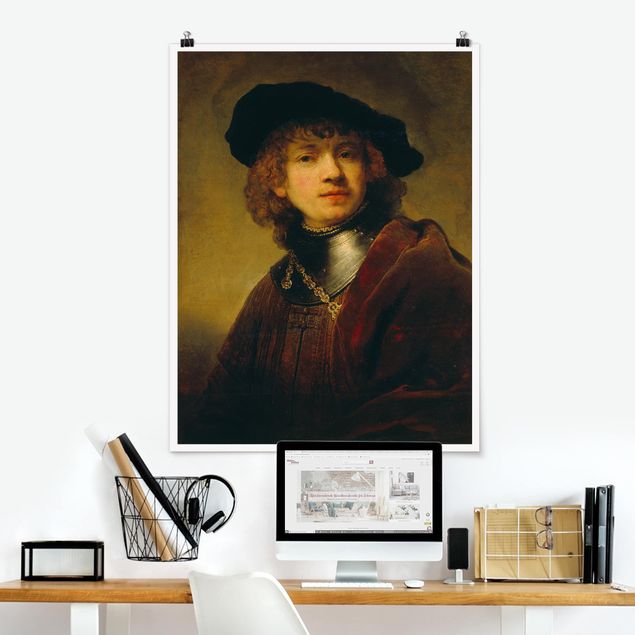 Kunst stilarter barok Rembrandt van Rijn - Self-Portrait