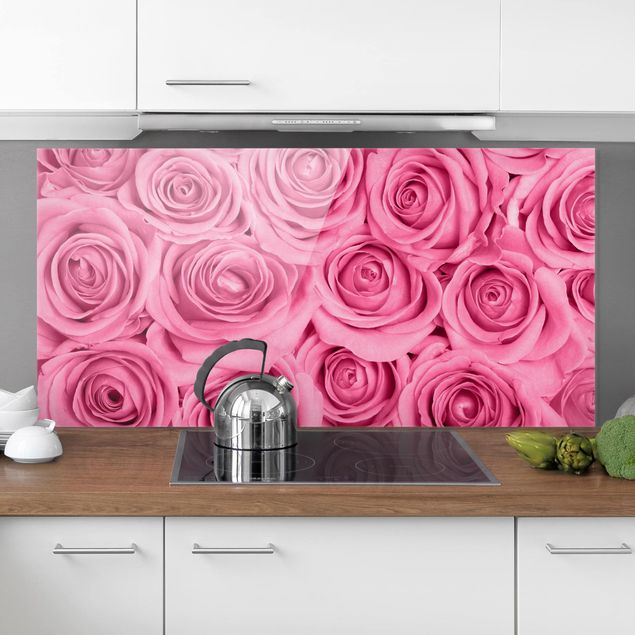 køkken dekorationer Pink Roses