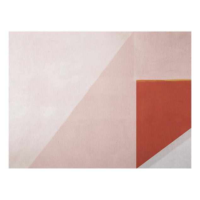 Billeder abstrakt Pink Geometry