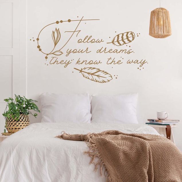 Wallstickers familie Follow your Dreams