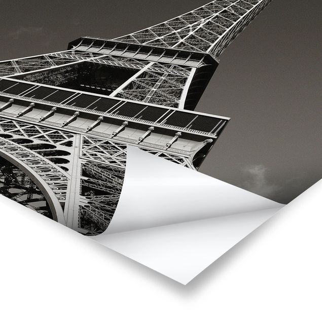 Billeder sort og hvid Eiffel tower