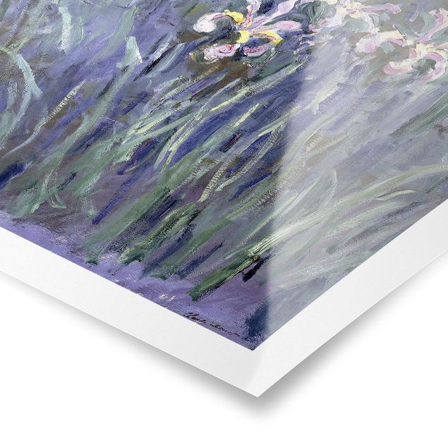 Plakater kunsttryk Claude Monet - Iris