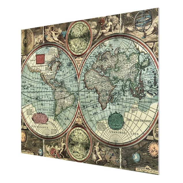 Billeder verdenskort The Old World