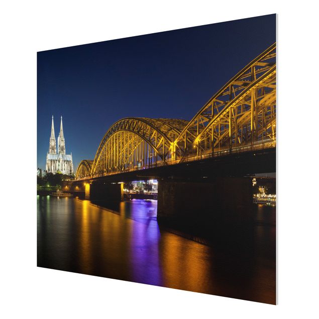 Billeder moderne Cologne At Night