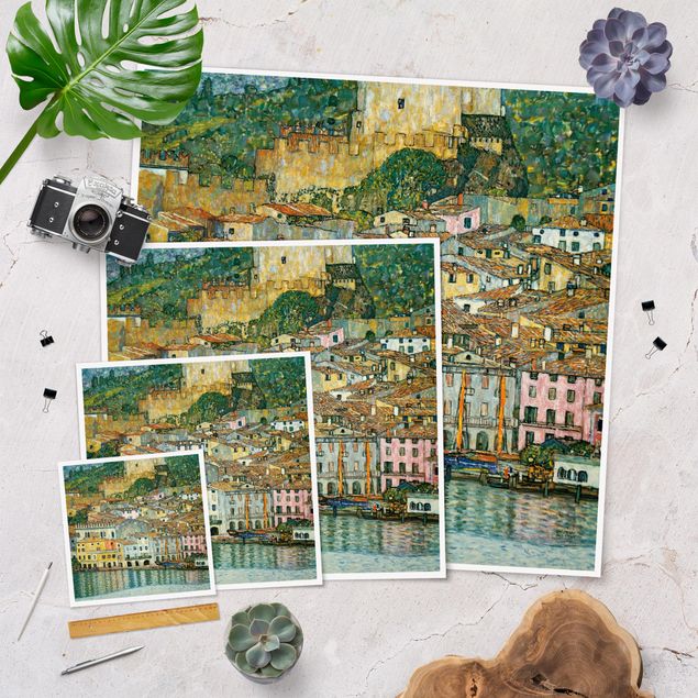 Plakater kunsttryk Gustav Klimt - Malcesine On Lake Garda
