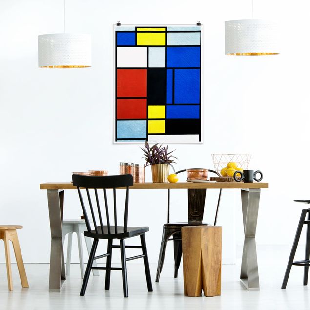 Kunst stilarter Piet Mondrian - Tableau No. 1