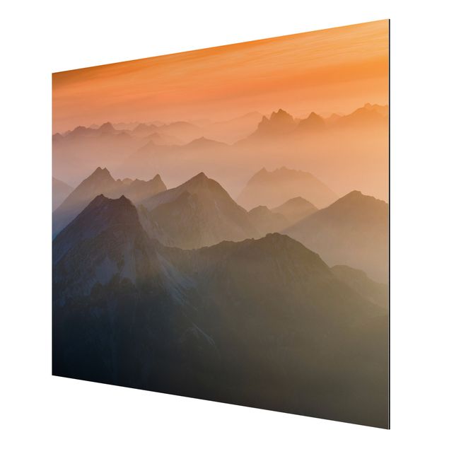 Billeder landskaber View From The Zugspitze Mountain