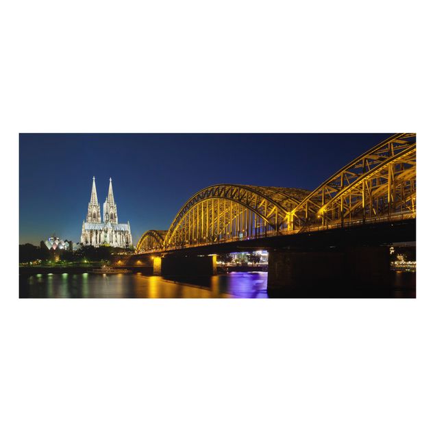 Billeder arkitektur og skyline Cologne At Night