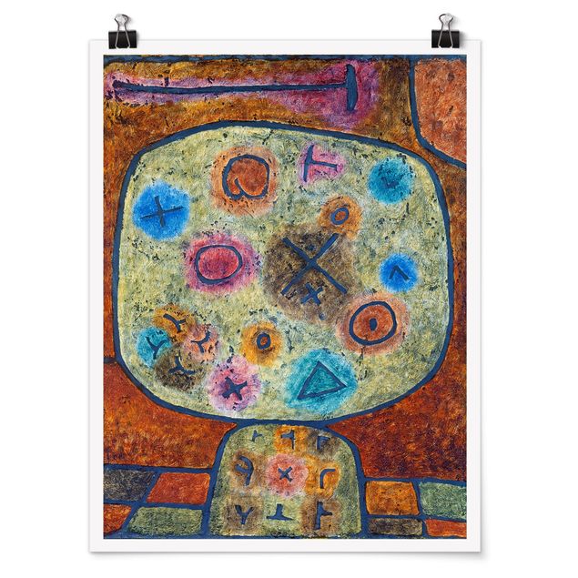 Plakater abstrakt Paul Klee - Flowers in Stone