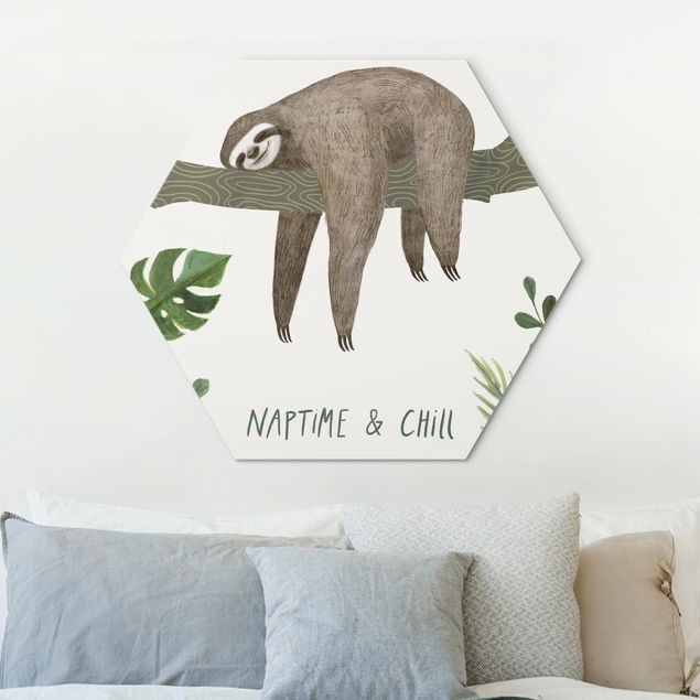 Børneværelse deco Sloth Sayings - Chill