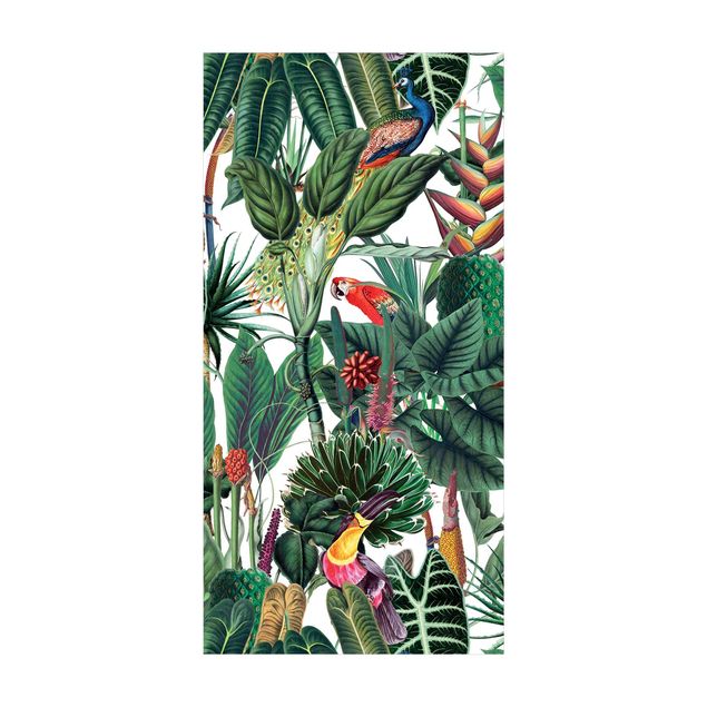 Tæpper med skov Colourful Tropical Rainforest Pattern
