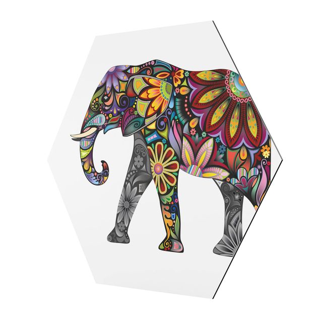 Billeder farvet No.651 Elephant Pattern