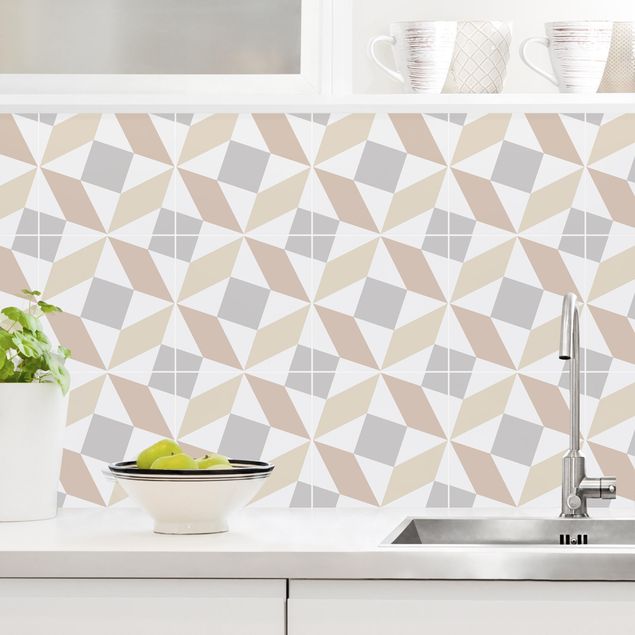 køkken dekorationer Geometrical Tiles - Fano