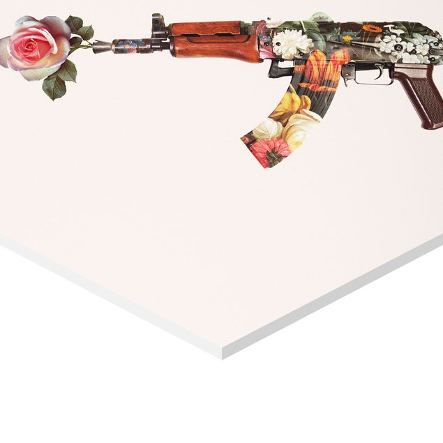 Billeder lyserød Pistols With Bouquet