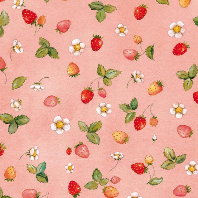 Møbelfolier sideborde Little Strawberry Strawberry Fairy - Strawberry Flowers