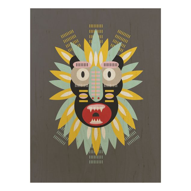 Billeder muah Collage Ethnic Mask - King Kong