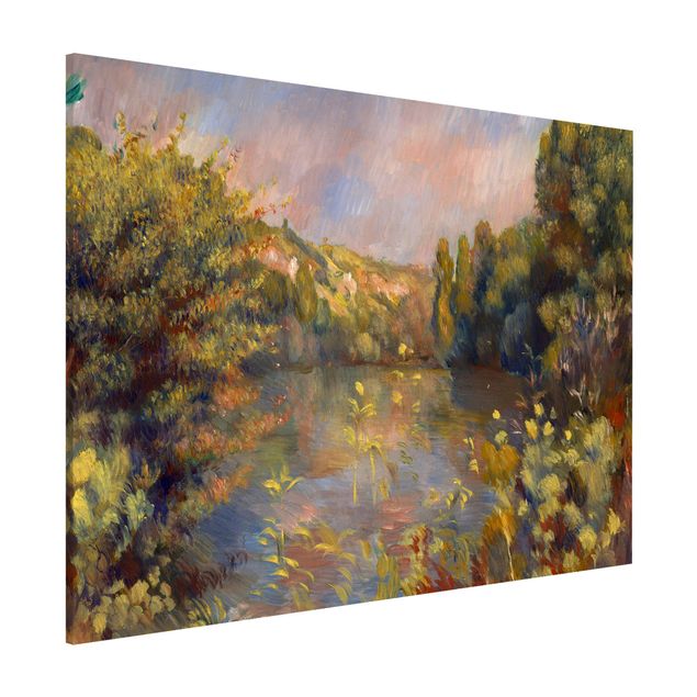 køkken dekorationer Auguste Renoir - Lakeside Landscape