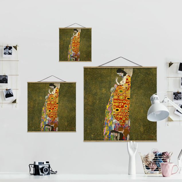 Billeder portræt Gustav Klimt - Hope II