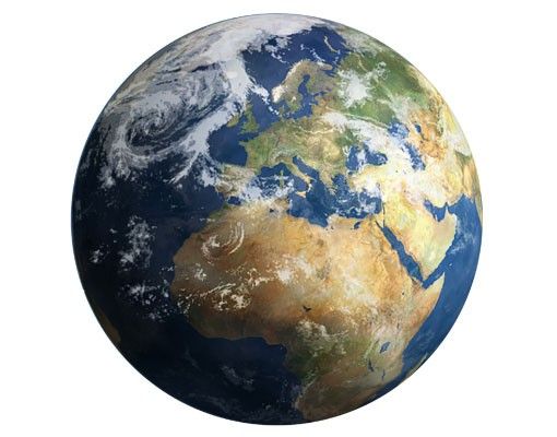 Wallstickers verdenskort No.262 My Earth