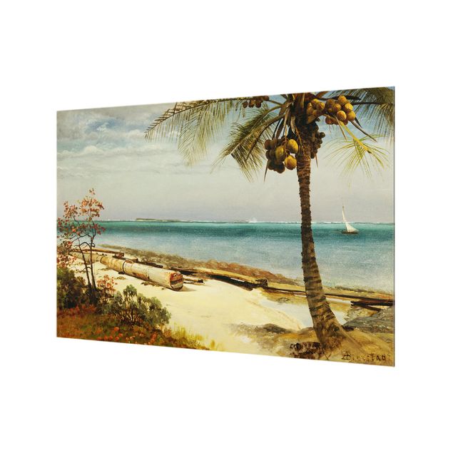 Kunsttryk Albert Bierstadt - Coast In The Tropics