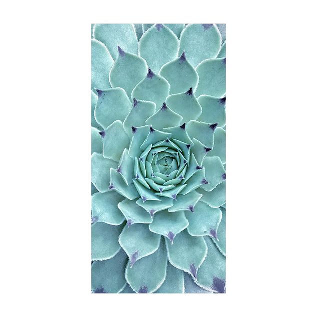 blomstret gulvtæppe Cactus Agave