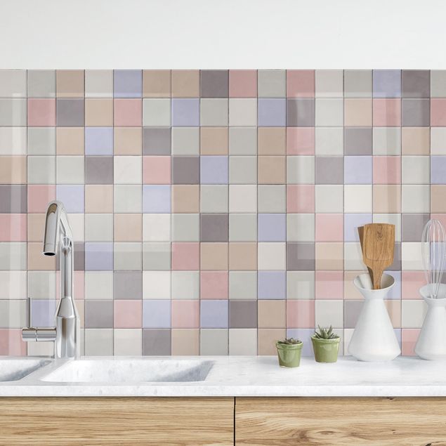 køkken dekorationer Mosaic Tiles - Coloured Shabby