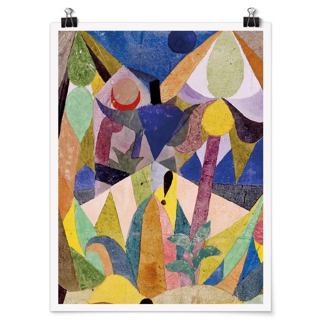 Plakater kunsttryk Paul Klee - Mild tropical Landscape