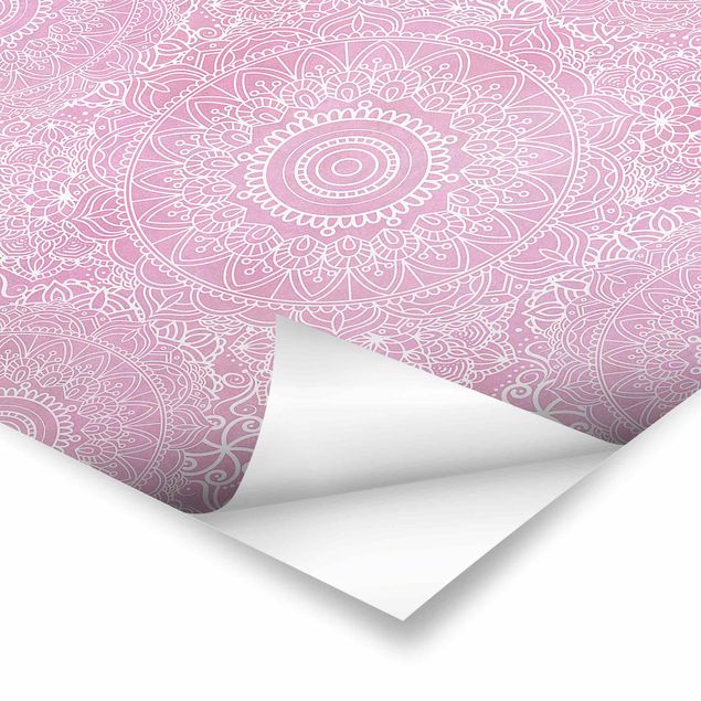 Billeder Pattern Mandala Light Pink