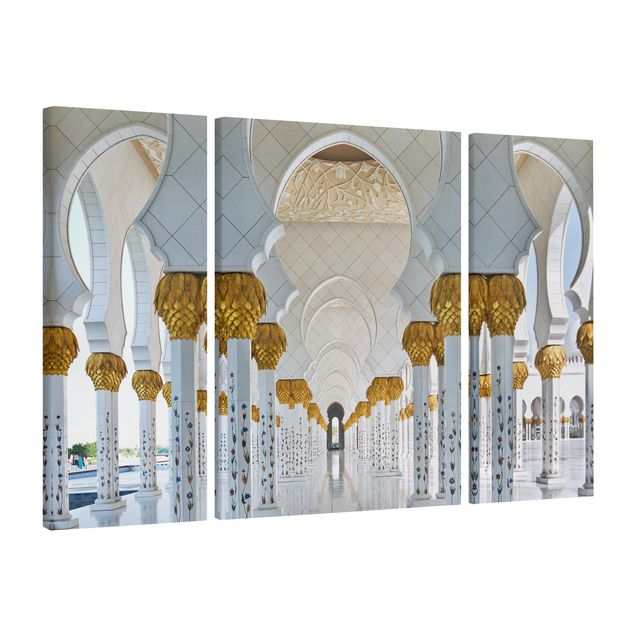 Billeder på lærred spirituelt Mosque In Abu Dhabi