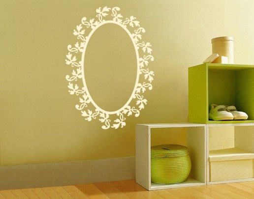 Wallstickers ramme No.UL608 frame leafy tendril