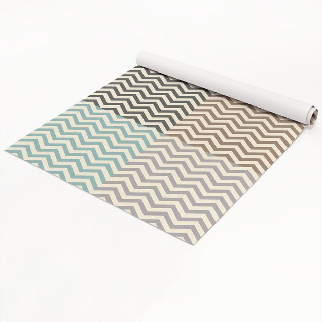 Selvklæbende folier mønstre Modern Zigzag Stripe Pattern In 4 Homely Colours