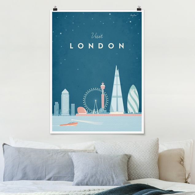 køkken dekorationer Travel Poster - London