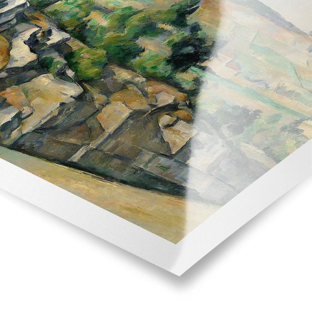 Plakater kunsttryk Paul Cézanne - Hillside In Provence