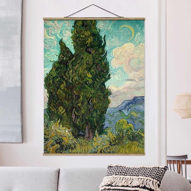 køkken dekorationer Vincent van Gogh - Cypresses