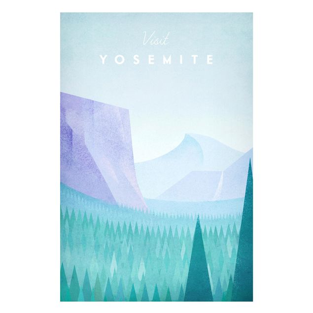Billeder træer Travel Poster - Yosemite Park