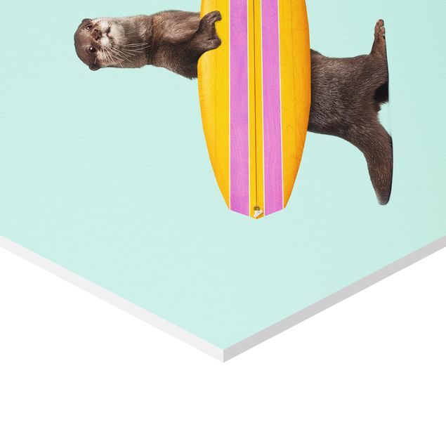 Billeder Jonas Loose Otter With Surfboard