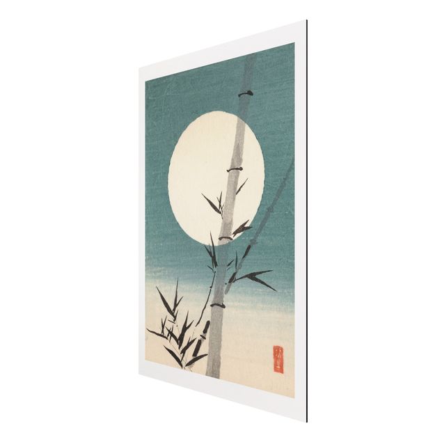 Billeder landskaber Japanese Drawing Bamboo And Moon