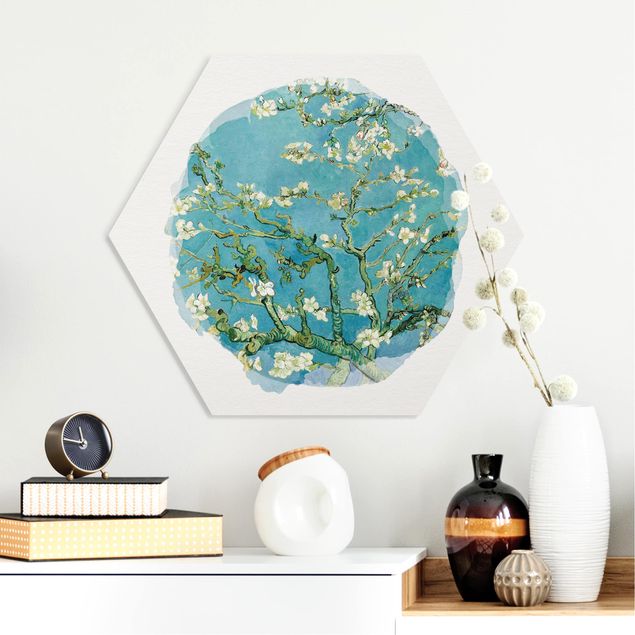 køkken dekorationer WaterColours - Vincent Van Gogh - Almond Blossom