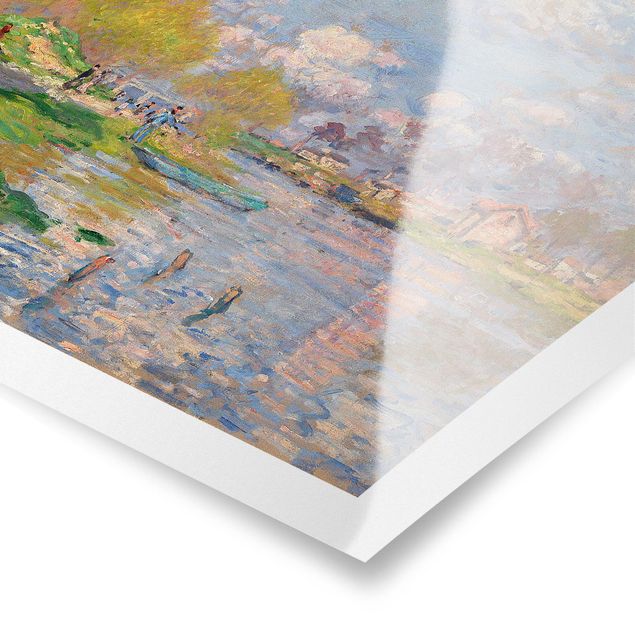 Plakater landskaber Claude Monet - Spring On The Seine