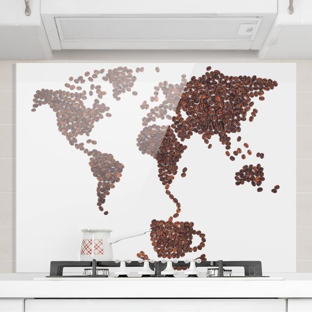 køkken dekorationer Coffee around the world