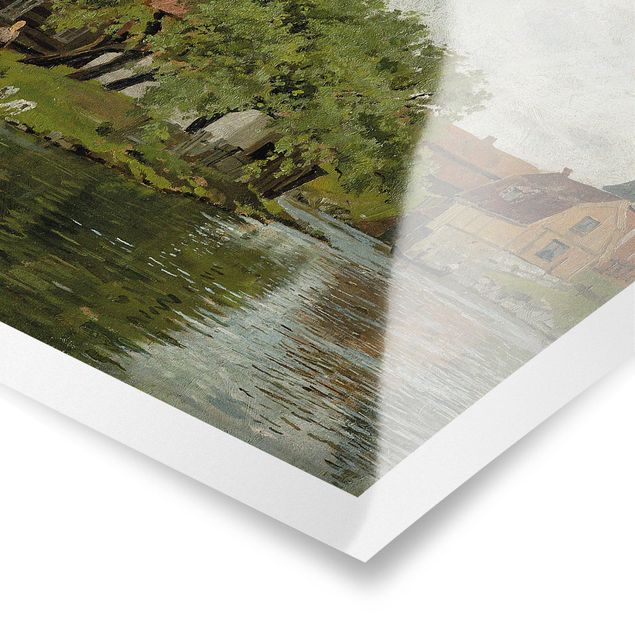 Plakater kunsttryk Edvard Munch - Scene On River Akerselven