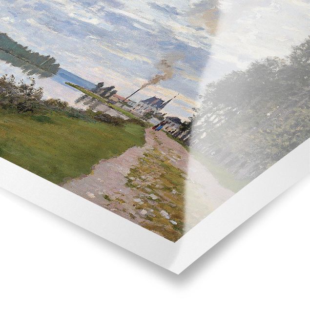 Plakater landskaber Claude Monet - The Waterfront At Argenteuil