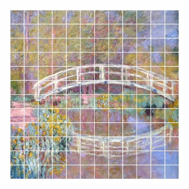 Flise klistermærker Claude Monet - Bridge Monet's Garden