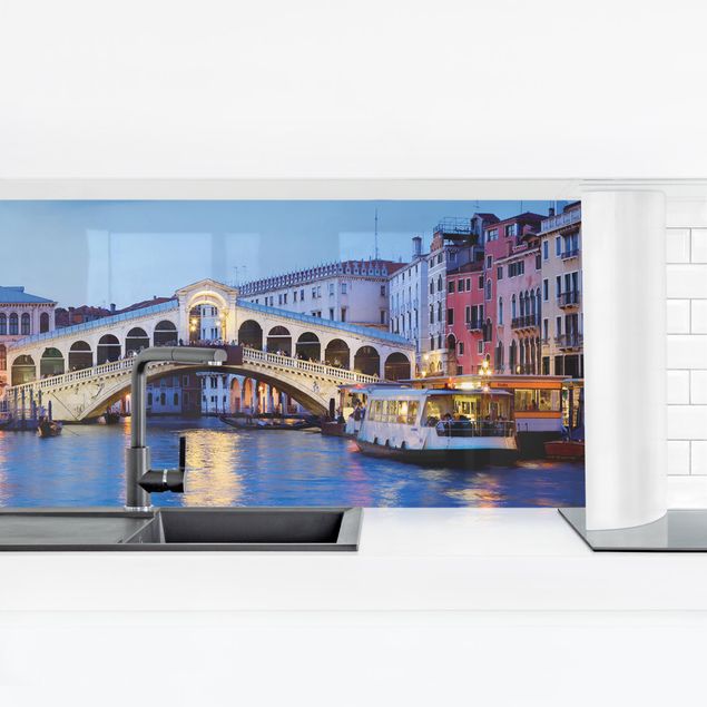 Stænkplader glas Rialto Bridge In Venice