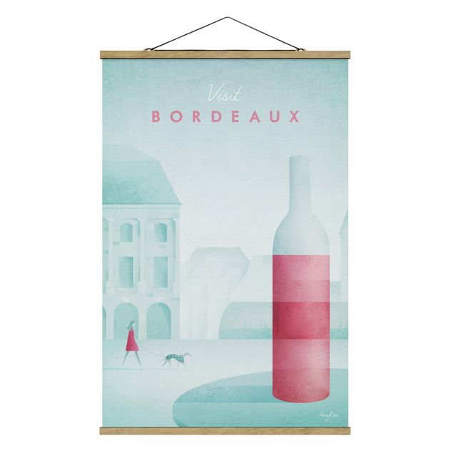 Billeder retro Travel Poster - Bordeaux